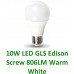 10W (60W) LED GLS Edison Screw Light Bulb - Warm White - Cheap Light Bulbs