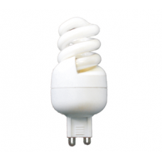 5W (25W) G9 Energy Saving CFL Spiral Light Bulb in Warm White - Cheap Light Bulbs