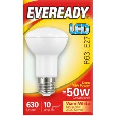 7.8W (50W) LED R63 Edison Screw Reflector Warm White - Cheap Light Bulbs