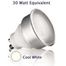 7W (30W) GU10 Kosnic Low Energy Spotlight - Cool White - Cheap Light Bulbs