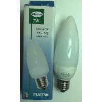 7w (35w) CFL Candle Edison Screw Light Bulb Warm White - Cheap Light Bulbs