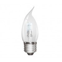 Eco Halogen 28W (40W Equiv) Edison Screw (E27) Candle Lamp (Flame Tip) - Cheap Light Bulbs