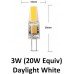 12V G4 3W (20W Halogen Equiv) LED Light Bulb in Daylight White - Cheap Light Bulbs